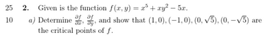 Question prompt for Part A