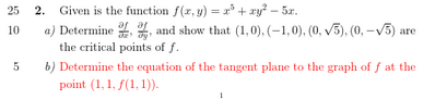 Question prompt for Part B